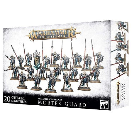 Ossiarch Bonereapers Mortek Guard miniatures and box