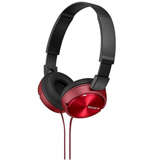 Sony MDR-ZX310APR Red Foldable On-Ear Headphones with Microphone
