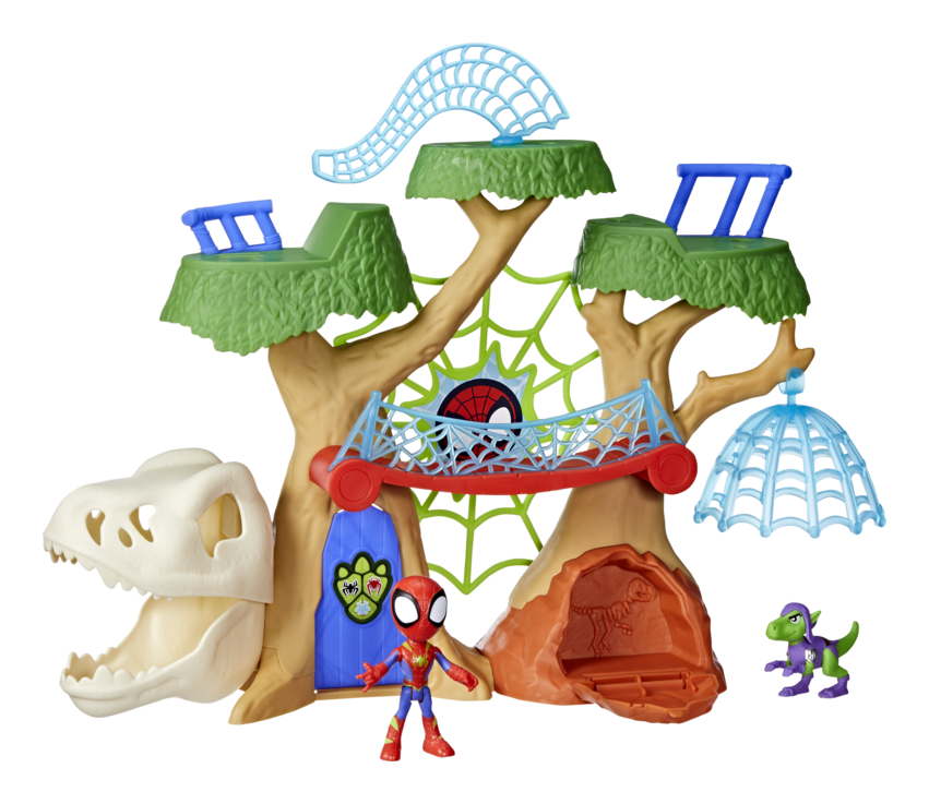 Spidey and his Amazing Friends Dino Webs Treehouse Playset