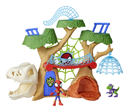 Spidey and his Amazing Friends Dino Webs Treehouse Playset