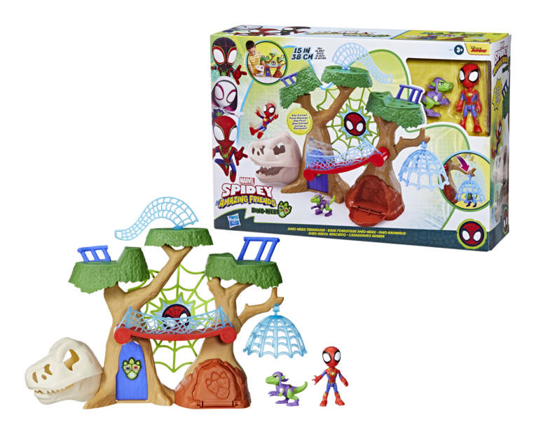 Spidey and his Amazing Friends Dino Webs Treehouse Playset