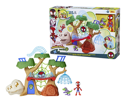 Spidey and his Amazing Friends Dino Webs Treehouse Playset