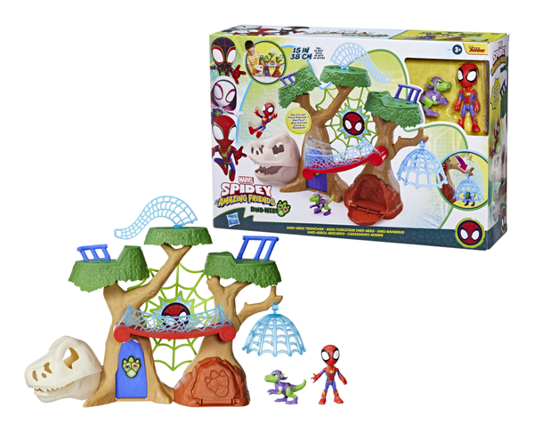 Spidey and his Amazing Friends Dino Webs Treehouse Playset