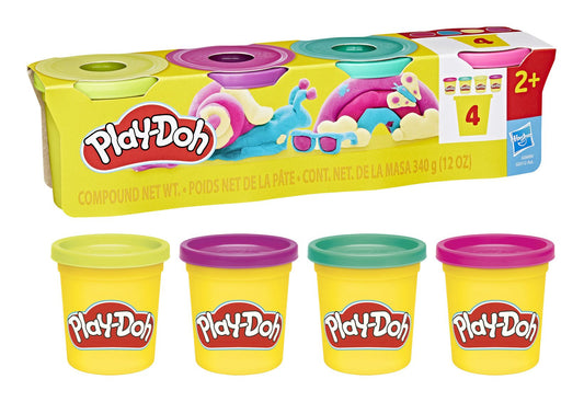 Play-Doh Classic Colour 4-Pack - Assorted