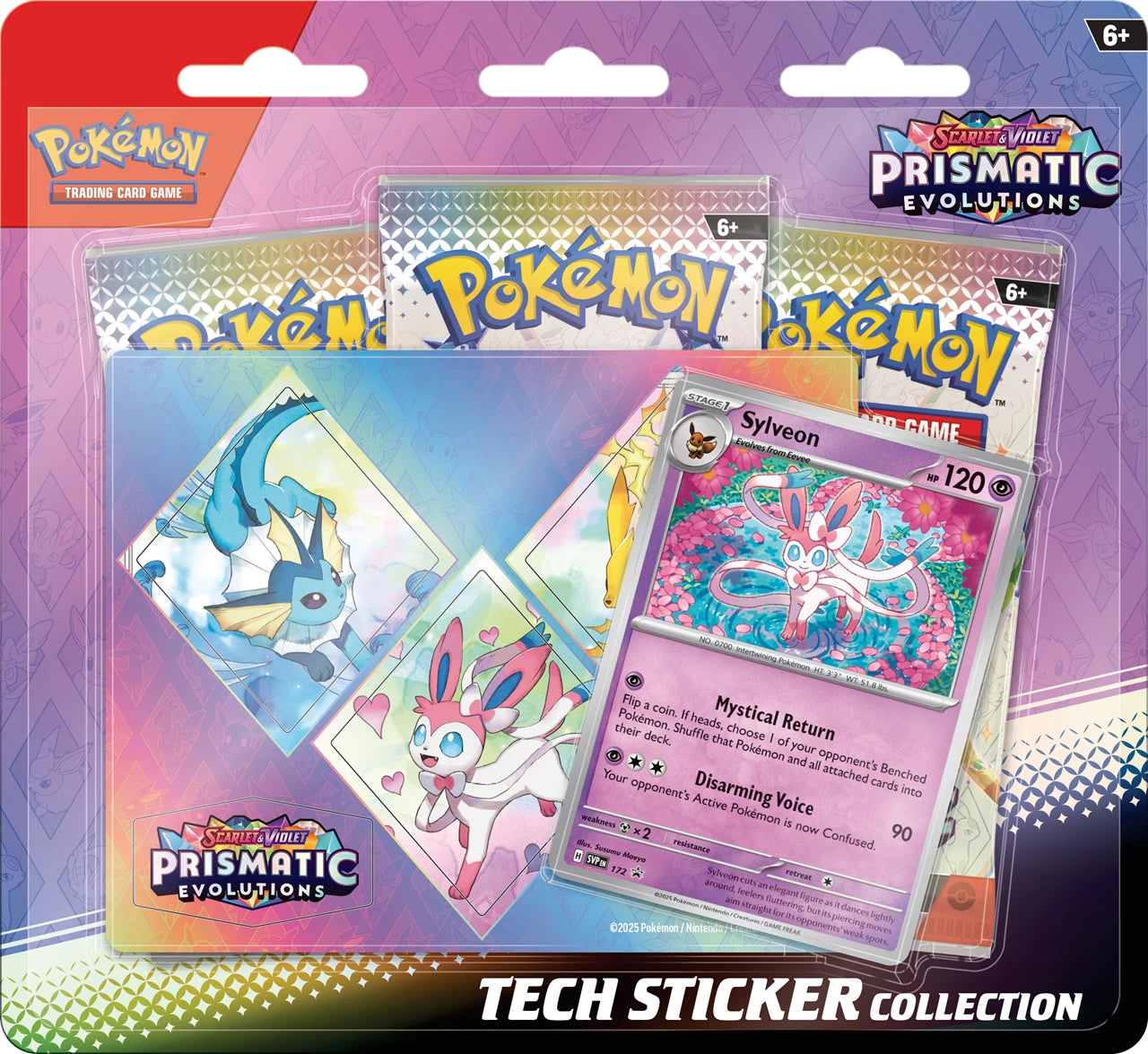 Pokémon TCG – Scarlet & Violet 8.5 – Prismatic Evolutions - Tech Sticker  Collection