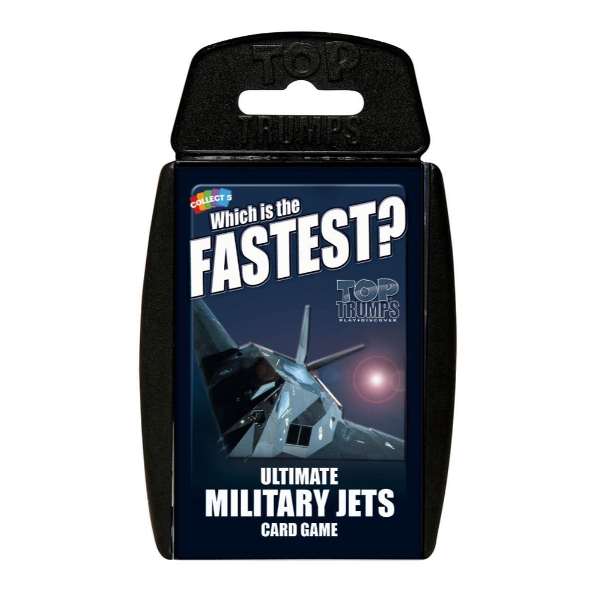 Top Trumps Ultimate Military Jets card game case