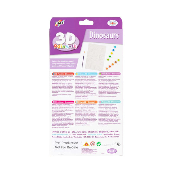 3D Paint-It Dinosaurs