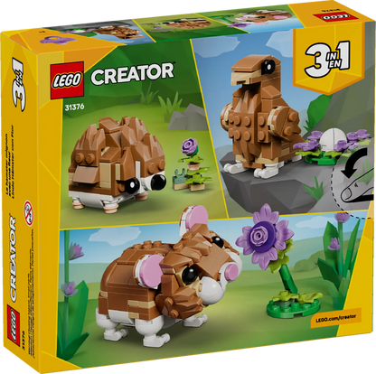 LEGO® | Creator: Cute Hamster with a Flower (31376)