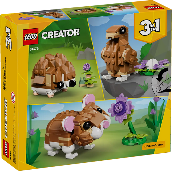 LEGO® | Creator: Cute Hamster with a Flower (31376)