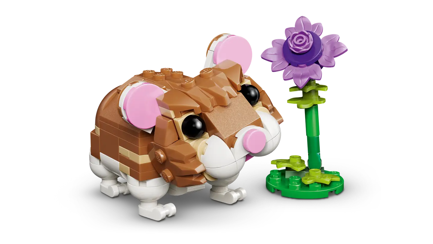 LEGO® | Creator: Cute Hamster with a Flower (31376)