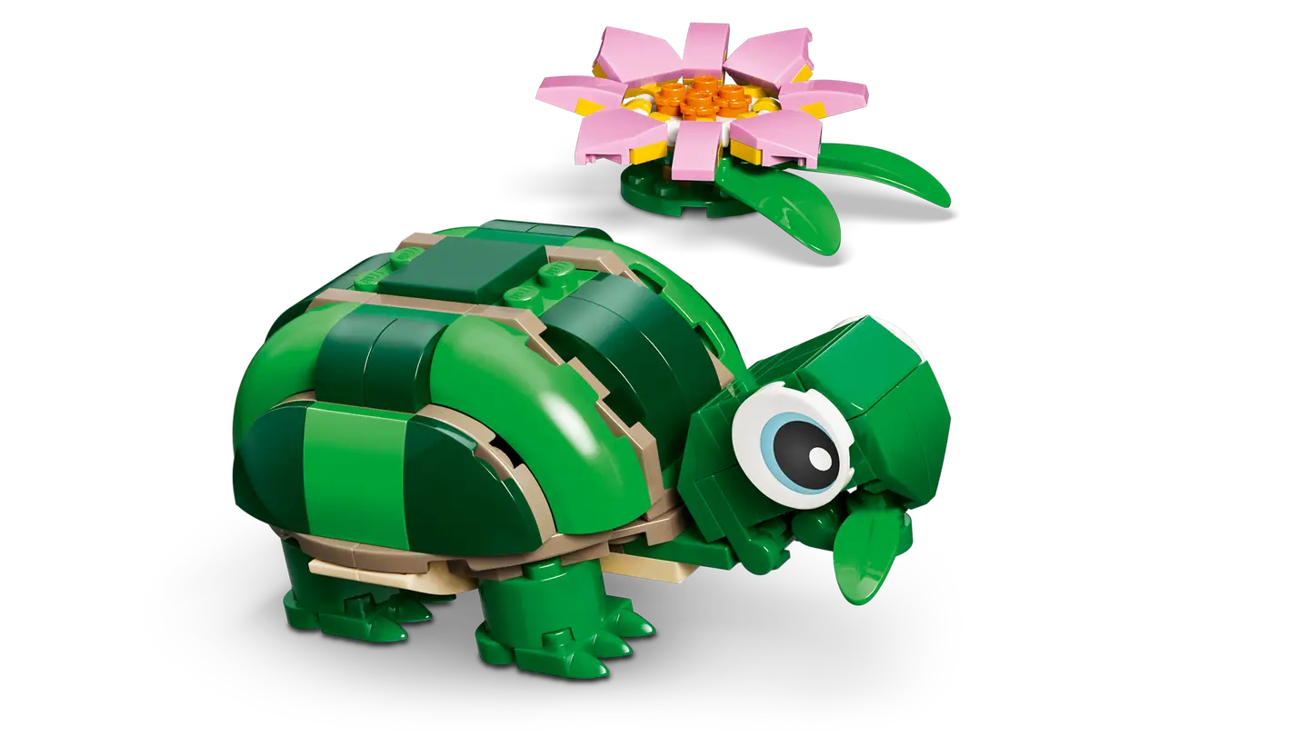 LEGO® | Creator: Turtle with a Water Lily Flower (31377)
