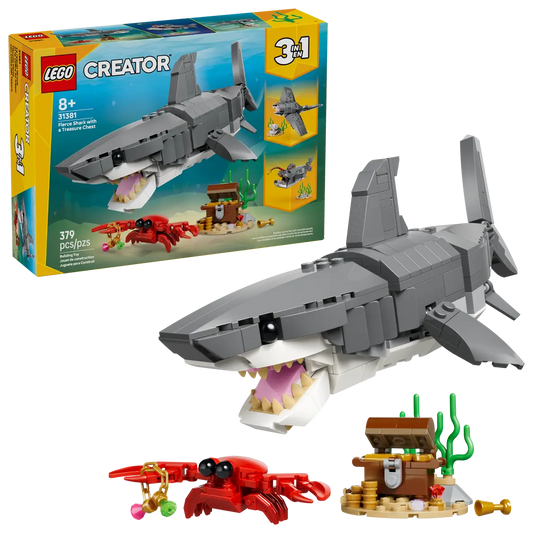 LEGO® | Creator: Fierce Shark with a Treasure Chest (31381)