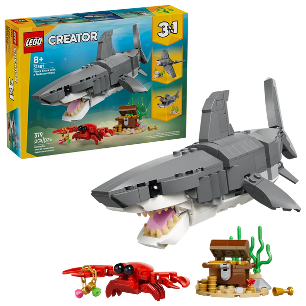 LEGO® | Creator: Fierce Shark with a Treasure Chest (31381)