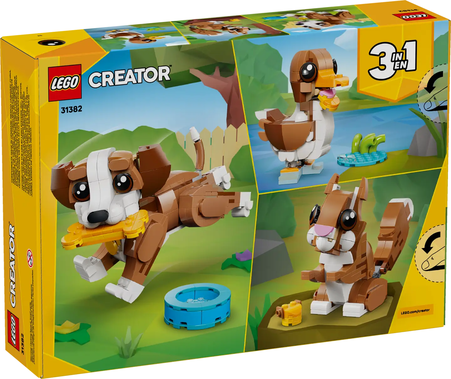 LEGO® | Creator: Cute Animals – Playful Puppy Dog (31382)