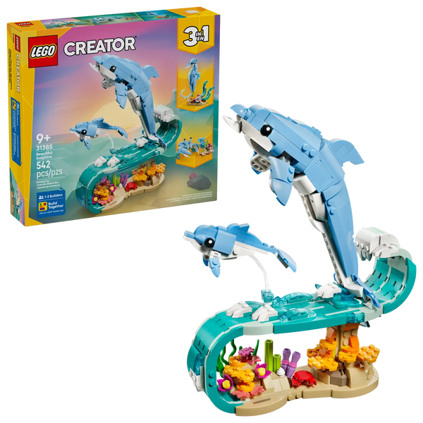 LEGO® | Creator: Sea Animals – Beautiful Dolphins (31385)