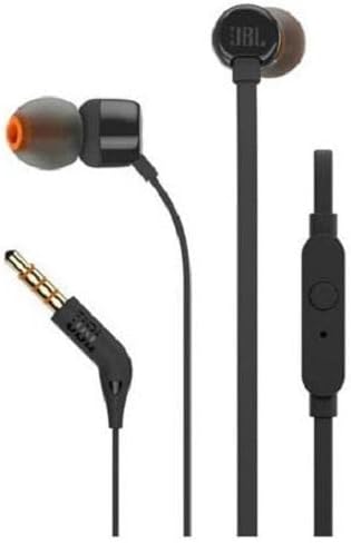 JBL T210 Earphones + Mic Black