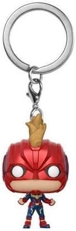 Funko POP Keychain: Captain Marvel - With Helmet