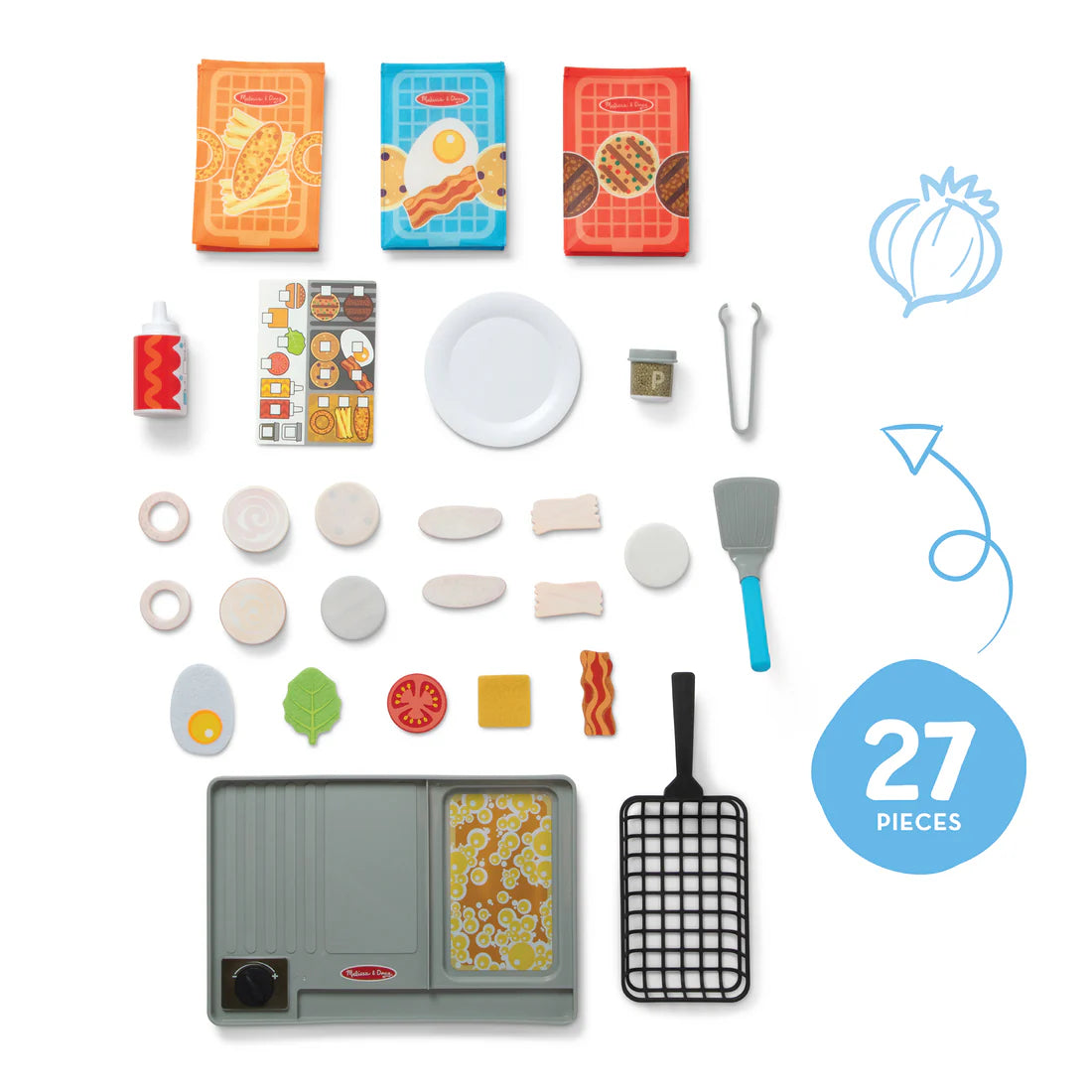 Melissa & Doug: Flip Fry Grill Play Set