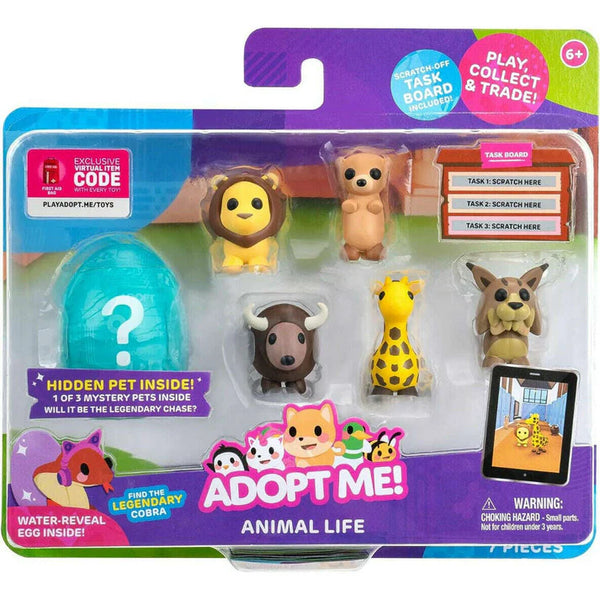 Adopt Me Pets 6 Figure Animal Life Multipack