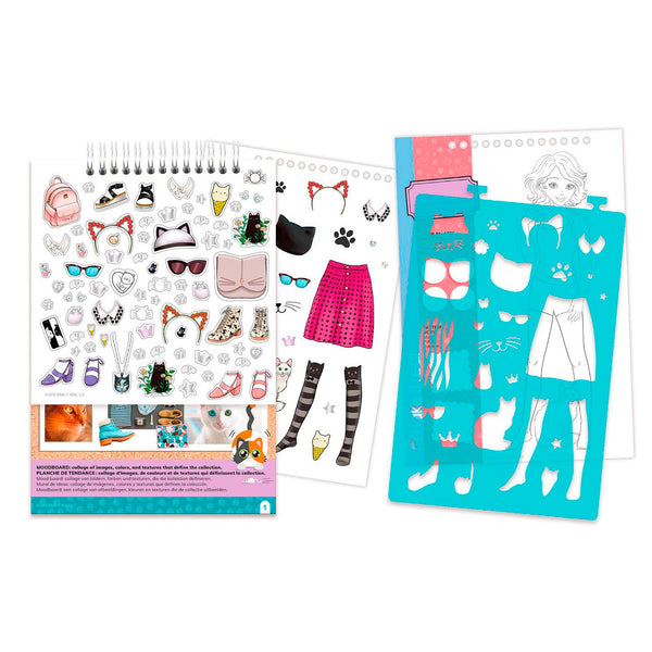 Fashion Design Sketchbook Pretty Kitty