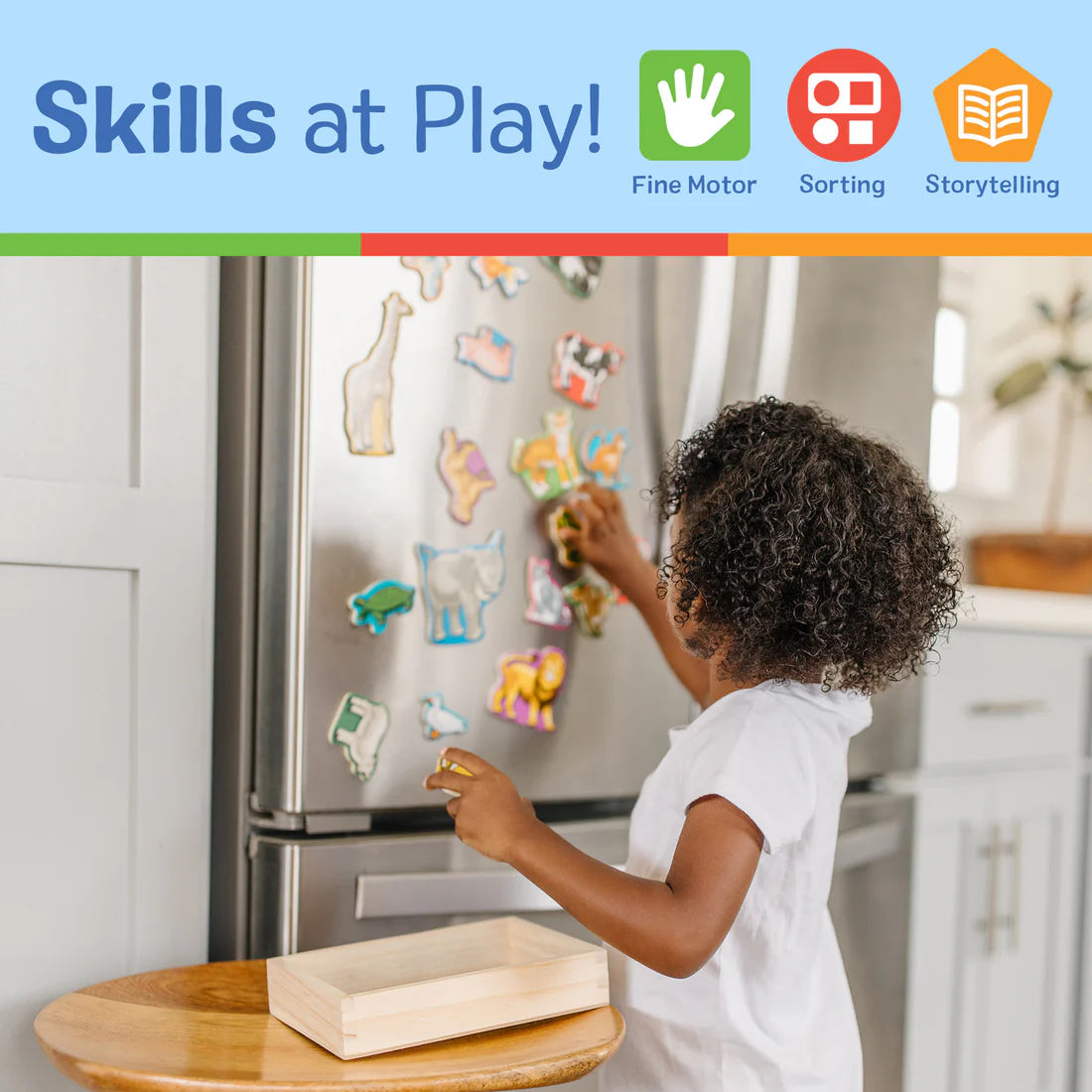 Melissa & Doug:  Magnetic Wooden Animals