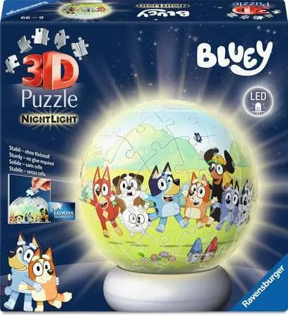 Ravensburger Bluey Nightlight 72 Piece 3D Puzzle