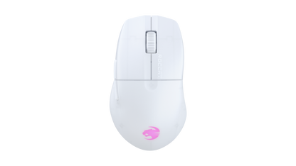 ROCCAT Pure Air Arctic White gaming mouse with USB-C cable
