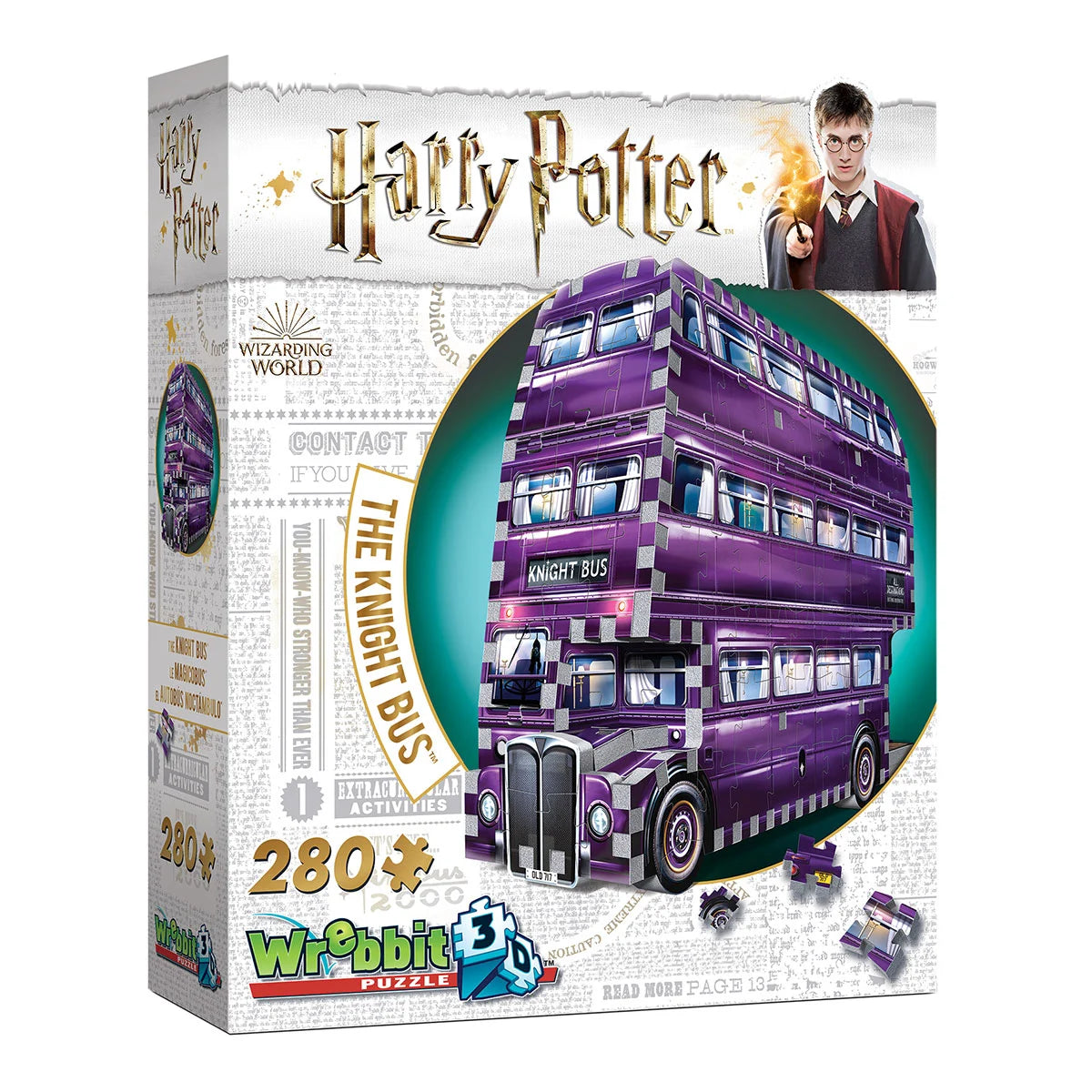 Wrebbit 3D Puzzle: Harry Potter The Knight Bus