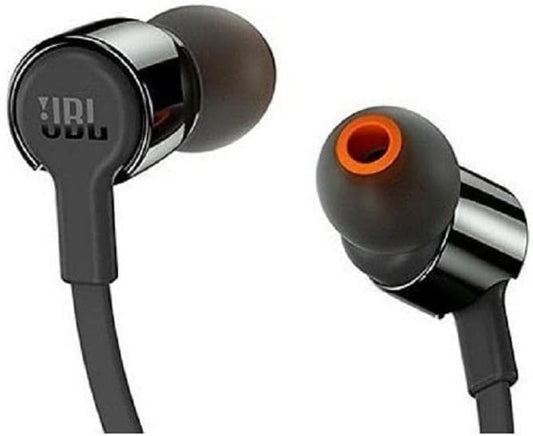 JBL T210 Earphones + Mic Black