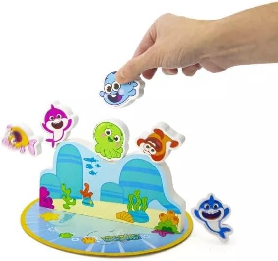 BABY SHARK WOODEN STACKING GAME