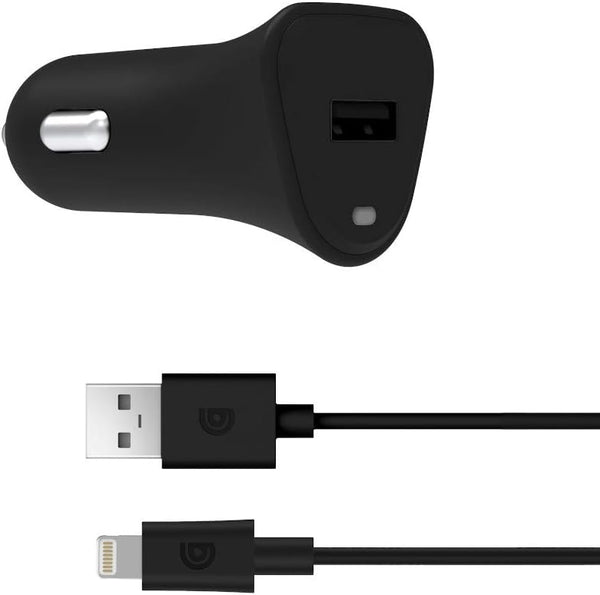 Griffin Car Charger 12W + USB A to Lightning