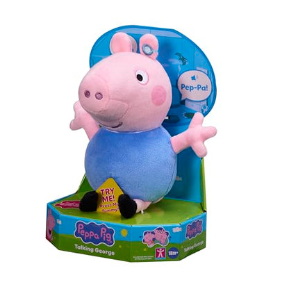 Peppa Pig Talking George Plush side packaging