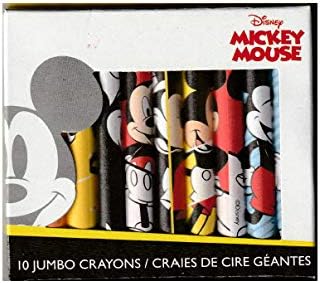Disney Mickey Mouse Crayons 10 Piece Jumbo