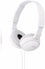 Sony MDR-ZX110APWC White Foldable On-Ear Headphones with Microphone
