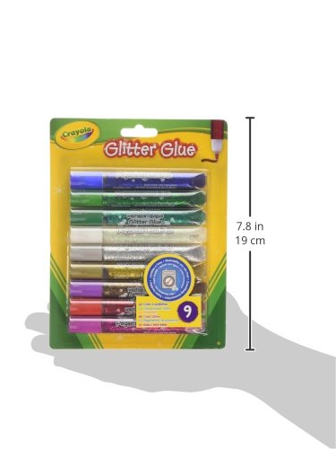 Crayola 9 Washable Glitter Glue
