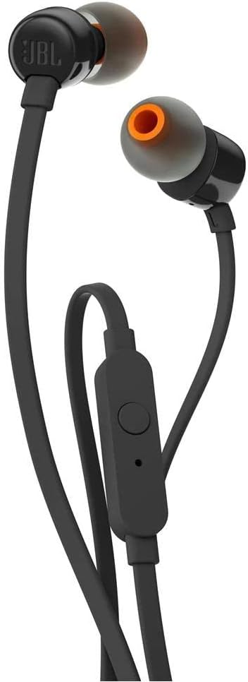 JBL T210 Earphones + Mic Black
