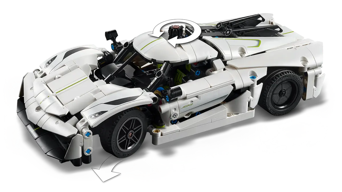 LEGO® | Technic: Koenigsegg Jesko Absolut White Hypercar (42184)