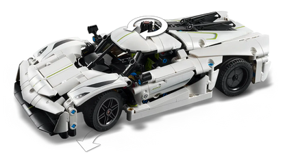 LEGO® | Technic: Koenigsegg Jesko Absolut White Hypercar (42184)