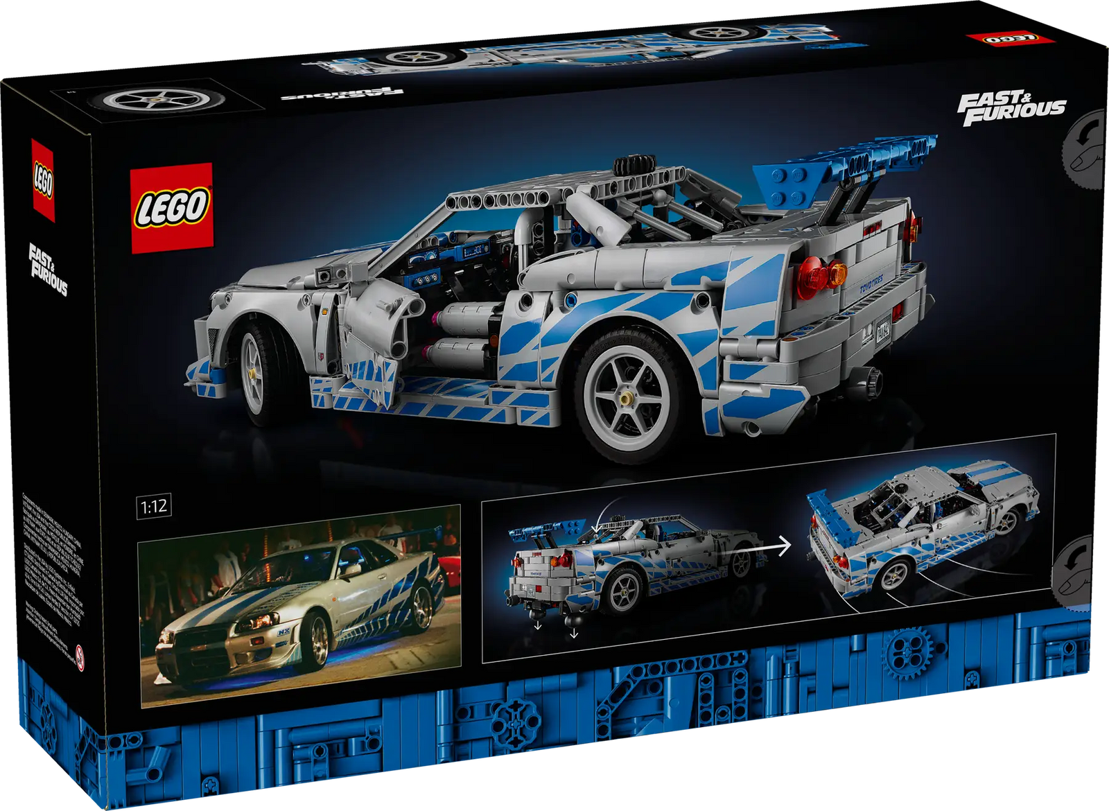 LEGO® | Technic: 2 Fast 2 Furious Nissan Skyline GT-R (R34) (42210)