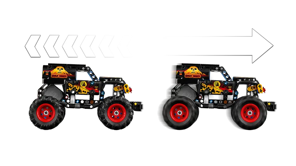 LEGO® | Technic: Monster Jam Grave Digger – Fire and Ice (42219)