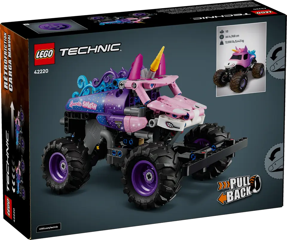 LEGO® | Technic: Monster Jam Sparkle Smash Pull-Back (42220)