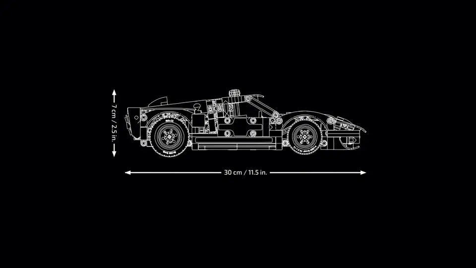 LEGO® | Technic: 1966 Ford GT40 MKII Race Car (42223)