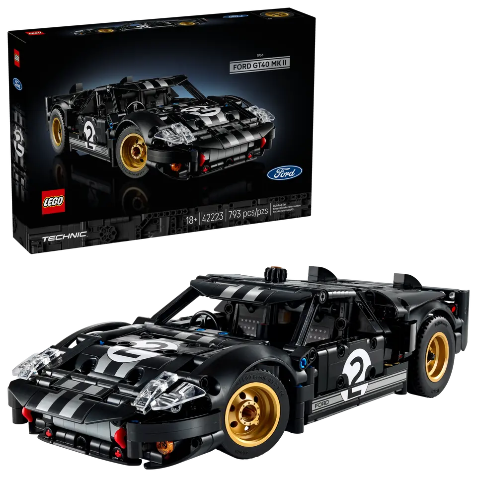 LEGO® | Technic: 1966 Ford GT40 MKII Race Car (42223)