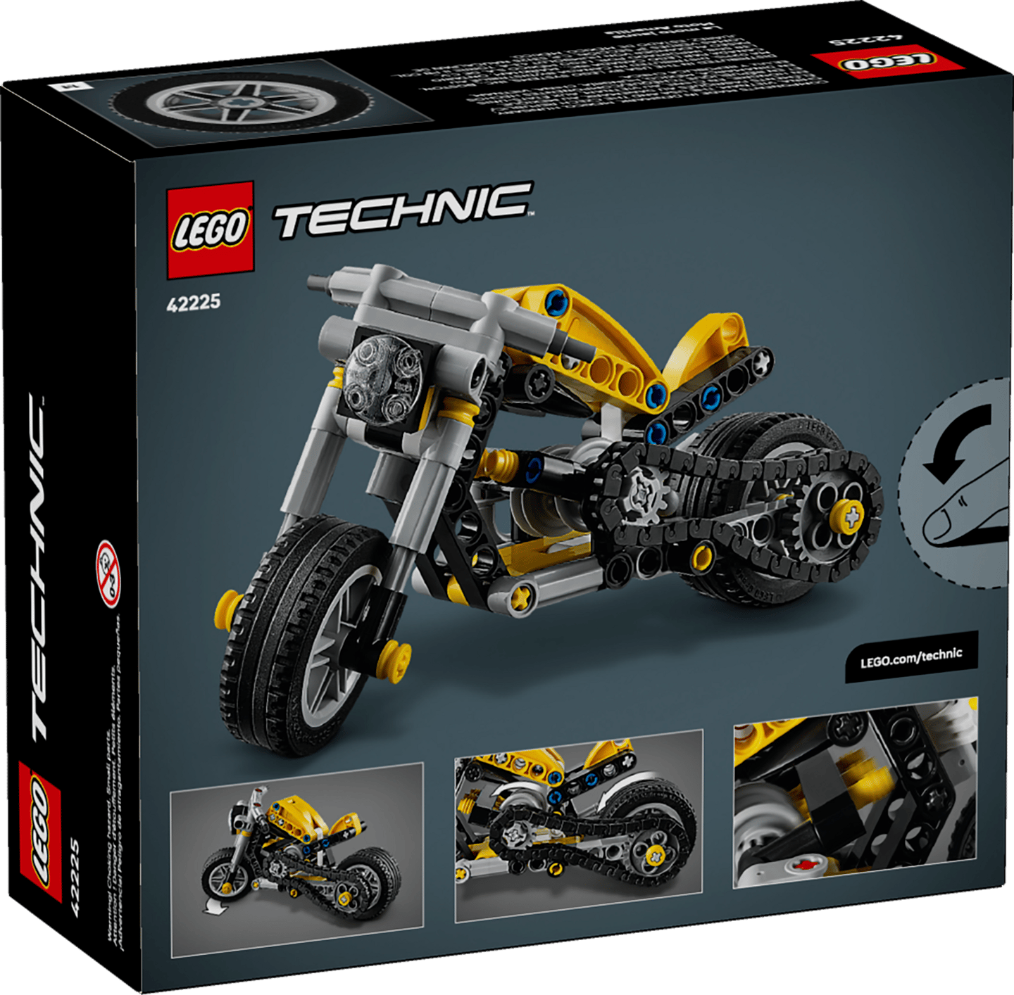 LEGO® | Technic: Yellow Motorcycle (42225)