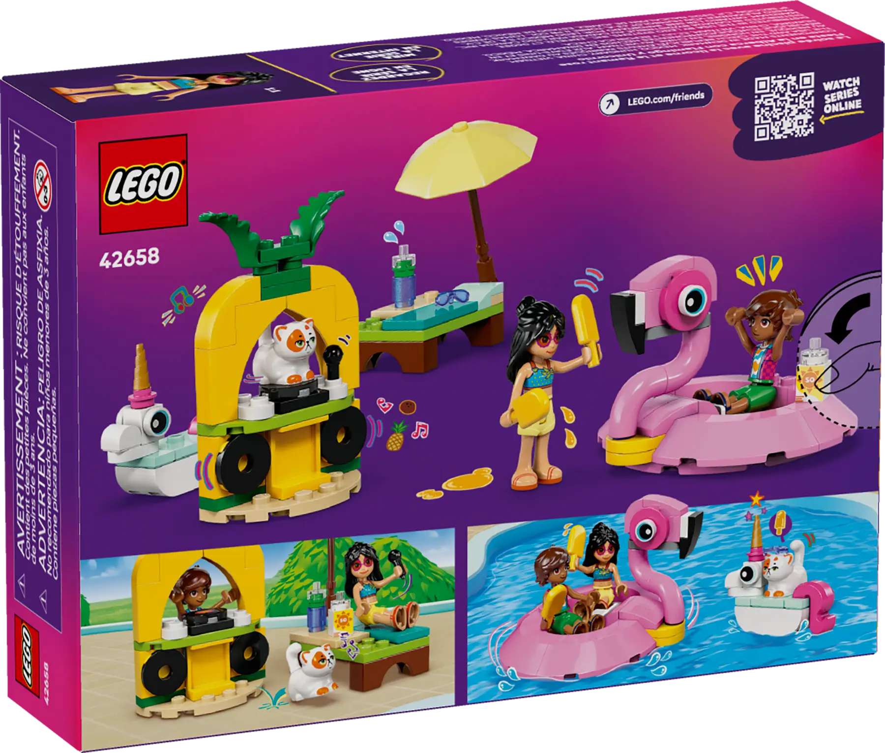 LEGO® | Friends: Unicorn & Flamingo Pool Party (42658)