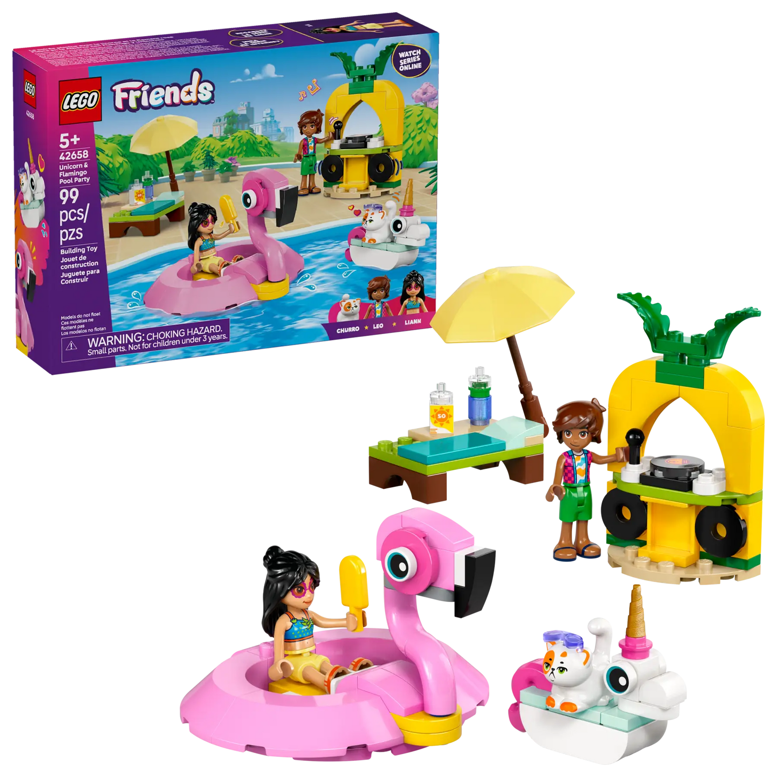 LEGO® | Friends: Unicorn & Flamingo Pool Party (42658)