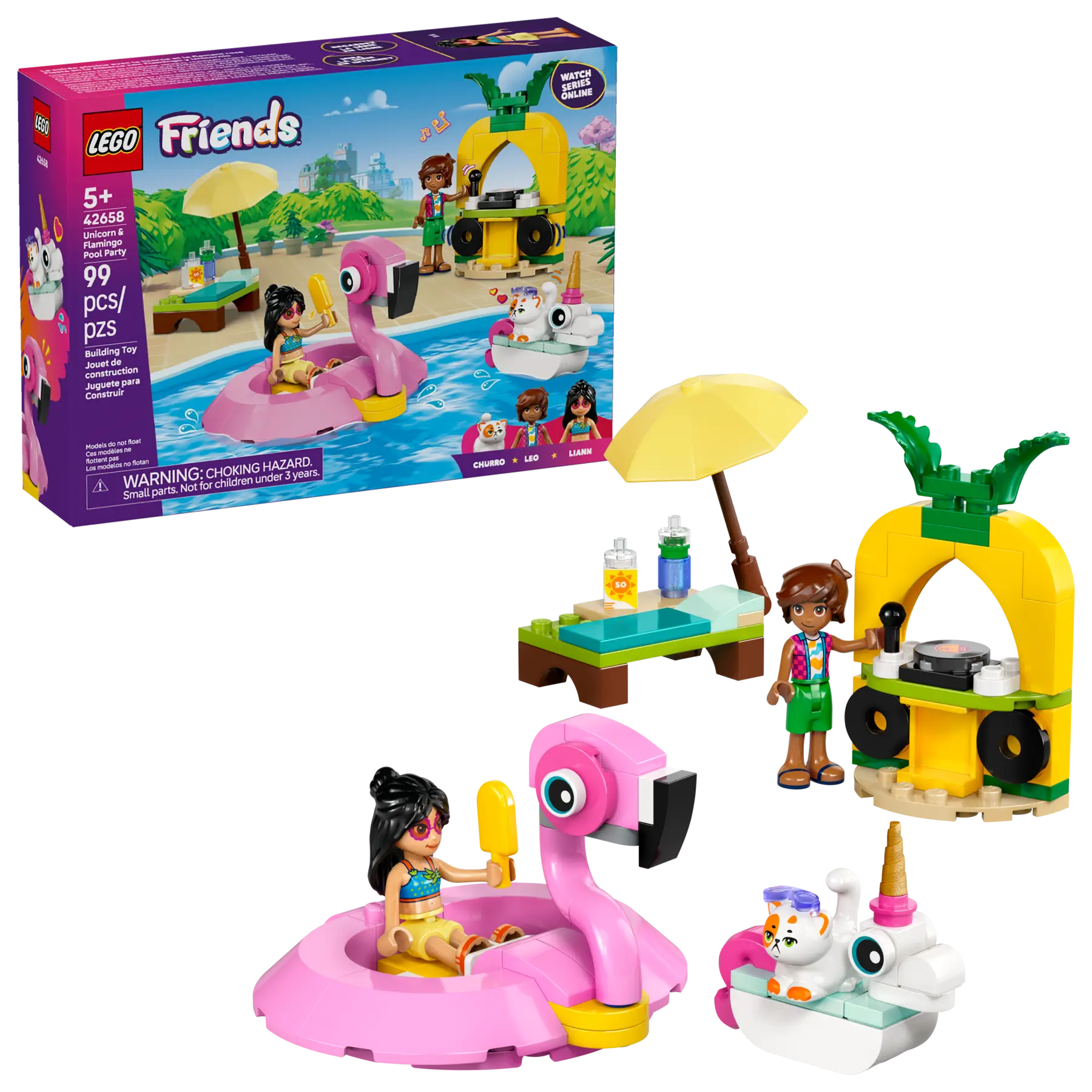 LEGO® | Friends: Unicorn & Flamingo Pool Party (42658)