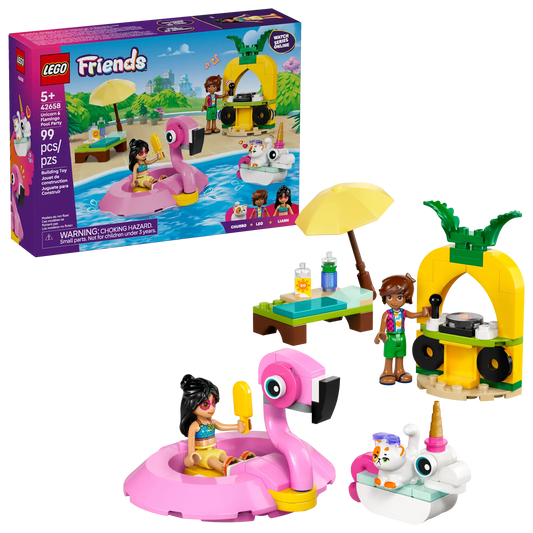 LEGO® | Friends: Unicorn & Flamingo Pool Party (42658)