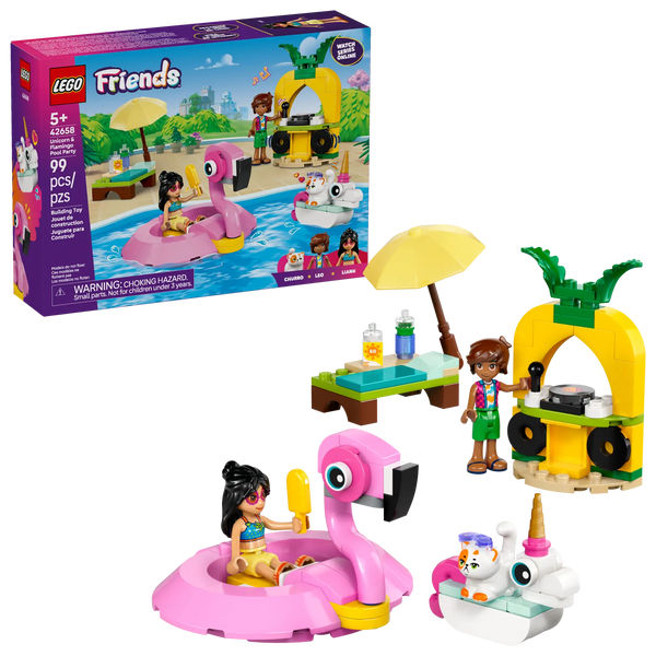 LEGO® | Friends: Unicorn & Flamingo Pool Party (42658)