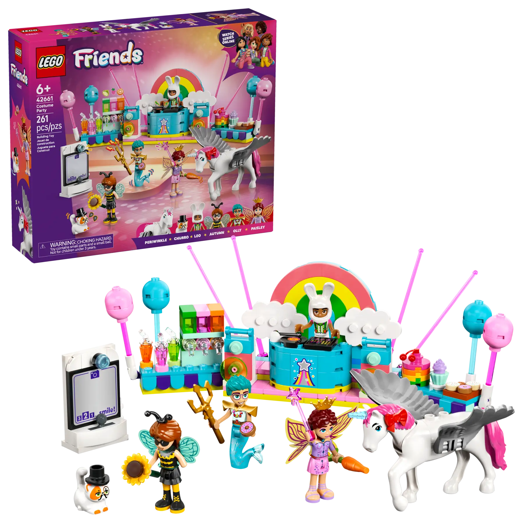 LEGO® | Friends: Costume Party with Unicorn & Fairy (42661)